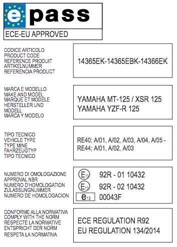 LeoVince Carbon Auspuff-Anlage,Yamaha MT125, YZF-R125(RE40), XSR in Neu Wulmstorf