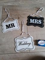 Hochzeit Deko Hochzeitsschilder Holzschild MR MRS Wedding Nordrhein-Westfalen - Wettringen Vorschau