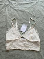 Neues Bershka crop Top Weiß Spitze Sommer mit Etikett M Nordrhein-Westfalen - Kleve Vorschau