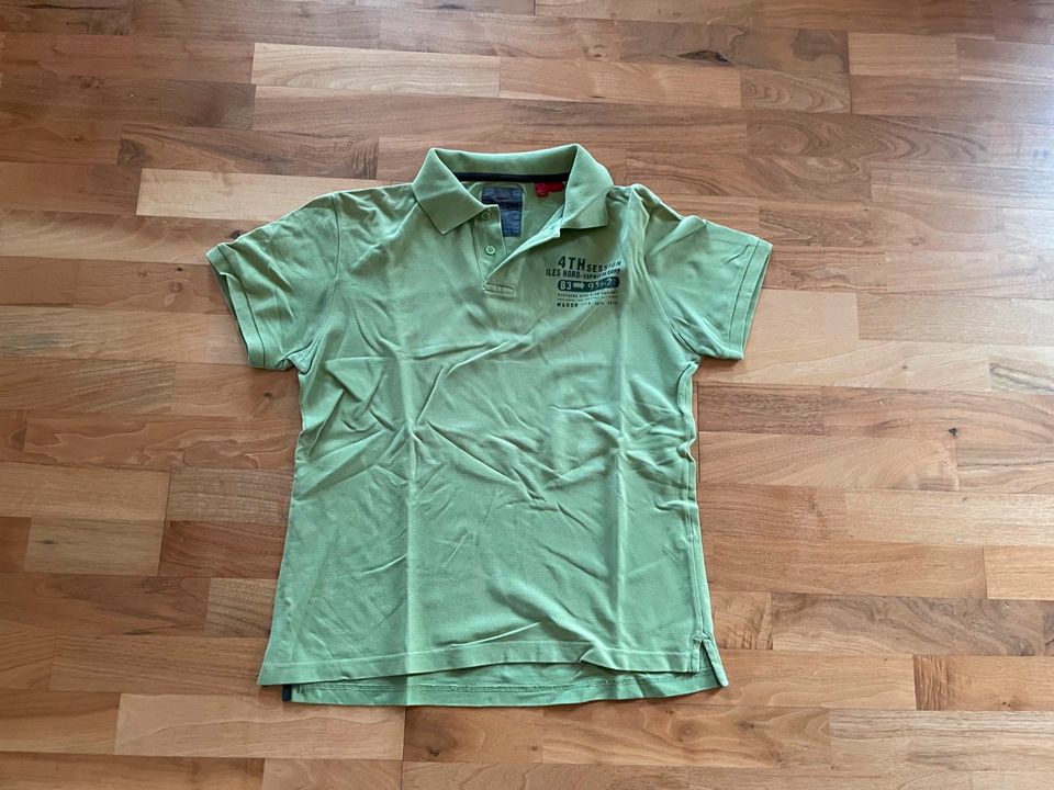 Esprit Polo Shirt T-Shirt Herren Gr. L grün in Bergen