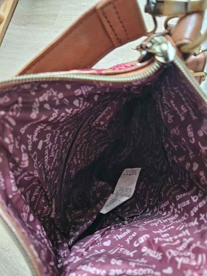 Desigual Tasche Umhängetasche Braun Lederimitat * wie NEU * in Teistungen