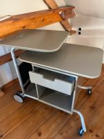 Computertisch Schreibtisch auf Rädern Ikea mit Schubladen grau Brandenburg - Falkensee Vorschau