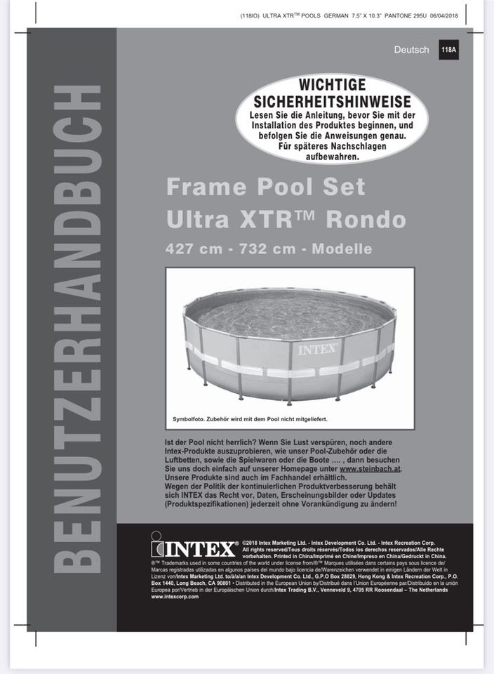 Intex Ultra XTR Frame-Pool 488x122 in Meerbusch