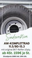 AW Reifen Original BKT 11.5/80-15.3 Komplettrad! 10ply  Ackerwagen Reifen Kipperreifen Komplettrad 11 5 80 15 3 Ackerteifen Trailerreifen Komplettrad Ackerwagenreifen Schleswig-Holstein - Meggerdorf Vorschau