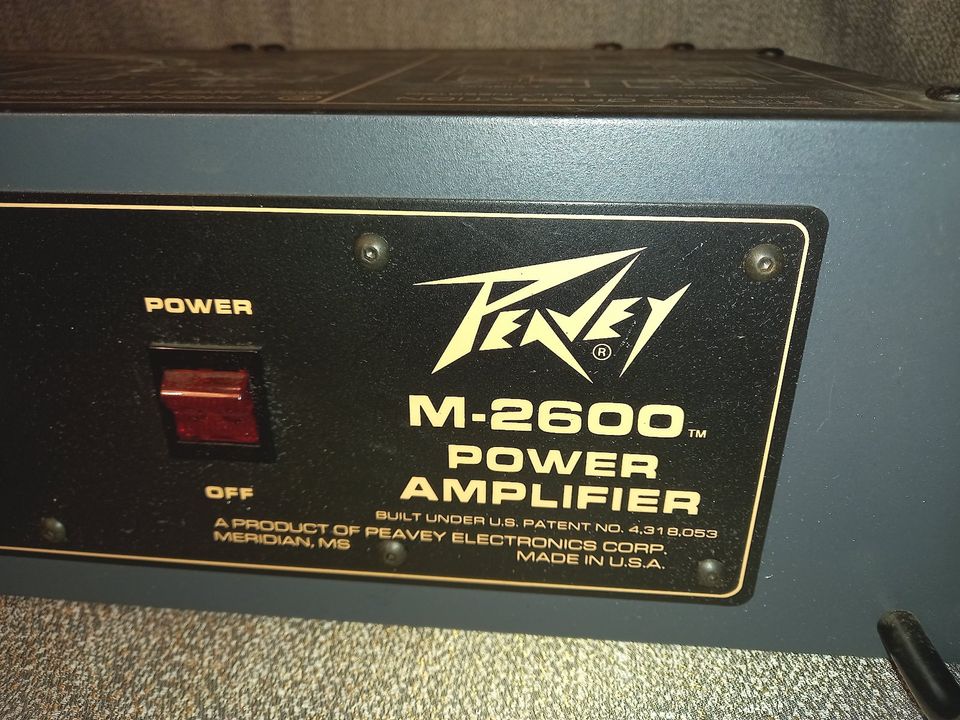 Peavey M-2600 Power Amplifier PA Endstufe, US Patent 4318053 in Köln