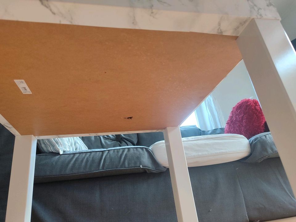 Ikea "Lack" Couchtisch mit Marmorfolie in Grömitz