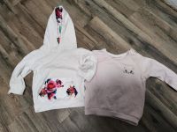 Mädchen Pulli Kapuzenpullover Größe 80 Rosa Blumen Bayern - Mickhausen Vorschau