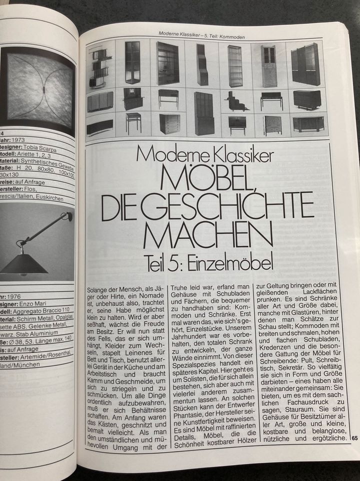 Moderne Klassiker MOBEL DIE GESCHICHTE MACHEN Design in Unna