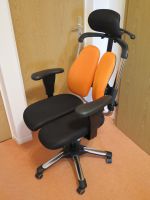 Bürodrehstuhl von Hara Chair ergonomisch schwarz-orange Dresden - Südvorstadt-Ost Vorschau