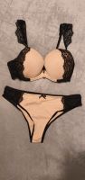 Super süßes Dessous BH-Set, 2-tlg., Gr. 85B, hellbeige/schwarz Nordrhein-Westfalen - Siegen Vorschau