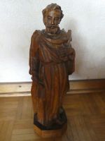 Holzfigur Heiliger Josef mit Sockel Nordrhein-Westfalen - Hürth Vorschau