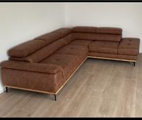 ECKSOFA Braun Lederlook 282 x 226 cm Baden-Württemberg - Frankenhardt Vorschau