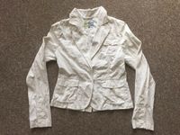 Dünne Damenjacke Blazer Jacke Sommerjacke Pailletten weiß XS S 34 Baden-Württemberg - Aalen Vorschau