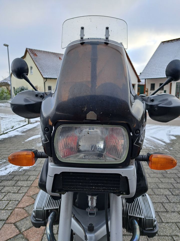 BMW R 1100 GS, schwarz, Scheckheft, Koffer, Topcase in Leutershausen