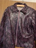 „ Madonna - Kunstleder Jacke“Schlangenprint“lila/ Schwarz Gr.. L Baden-Württemberg - Waibstadt Vorschau