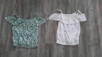 2x T-Shirt H&M Gr 146 152 grün-weiss wollweiss Nordrhein-Westfalen - Dorsten Vorschau