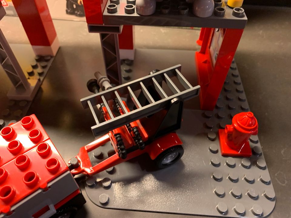 Lego Duplo große Feuerwache 5601 Feuerwehr mit OVP in Amelsbüren