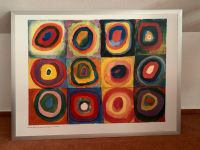 Wandbild Kandinsky „Farbstudio Quadrate Mit Konzentrischen Ringen Bielefeld - Heepen Vorschau