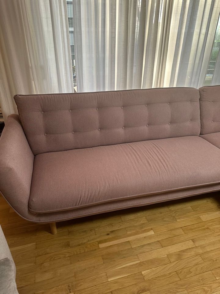 Sofa für Wohnzimmer- alt Rosa in Düsseldorf