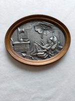 Kleines Zinnbild Relief "Der arme Poet"  95 % Zinn Berlin - Tempelhof Vorschau