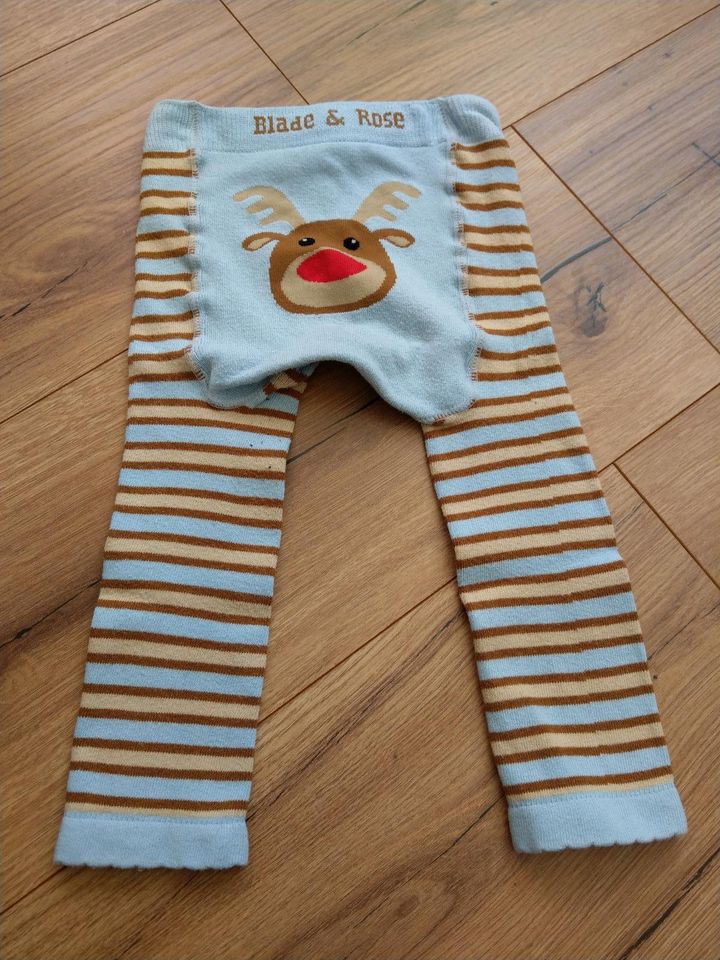 Blade u Rose Leggings Strumpfhose Rentier blau Gr.2-3 Jahre Junge in Bovenden