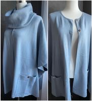 Apart Cardigan in blau Strickjacke Rollkragen Poncho Bremen - Oberneuland Vorschau