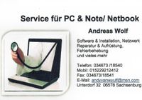 Computerservice & Reparaturen Andreas Wolf Thüringen - Sachsenburg Vorschau