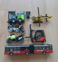 6Siku Stadtfahrzeuge Bus, 2Motorräder, Gabelstapler, Hubschrauber Altona - Hamburg Altona-Nord Vorschau