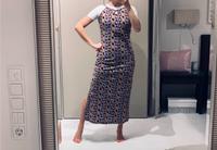 Vintage paisley spiral trägerkleid Maxi kostümparty 70s viskose Bayern - Bamberg Vorschau
