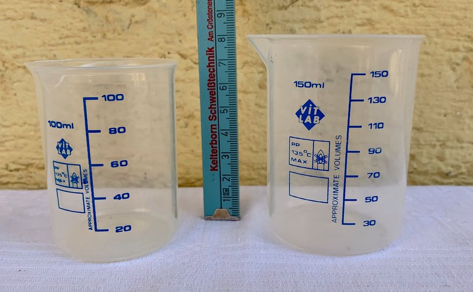 Jenaer Glas, Schott, Industrieglas, Messzylinder in Saalfeld (Saale)
