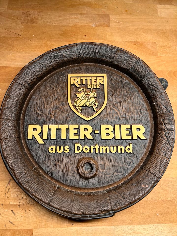 Fassboden Bier GFK Ritter Bier Dortmund in Burgau