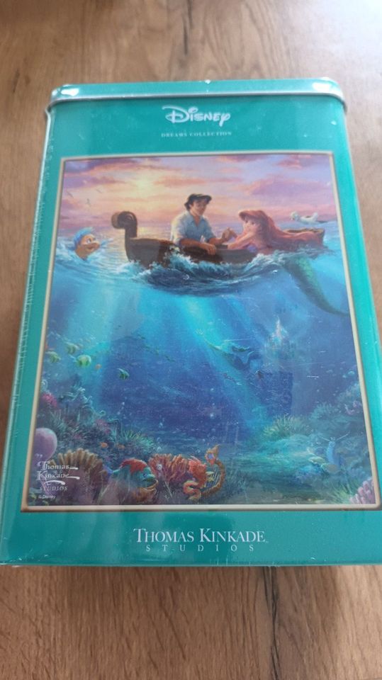 Thomas Kinkade Disney Puzzle Metalldose in Raesfeld