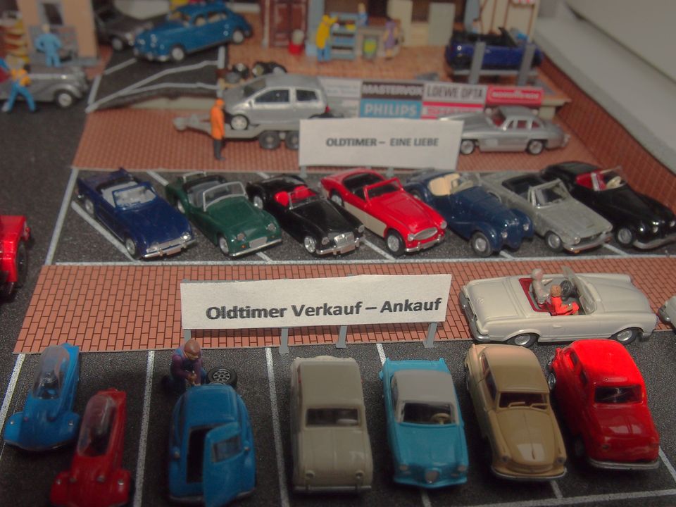 Diorama H0 Oldtimer an - Verkauf in Dortmund