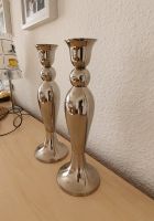 Kerzenständer 2 Stück 33 cm hoch Silber Edelstahl Kerzenhalter Essen - Bredeney Vorschau