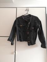 Jeansjacke locker geschnitten Monki xs 34 schwarz grau Dresden - Neustadt Vorschau