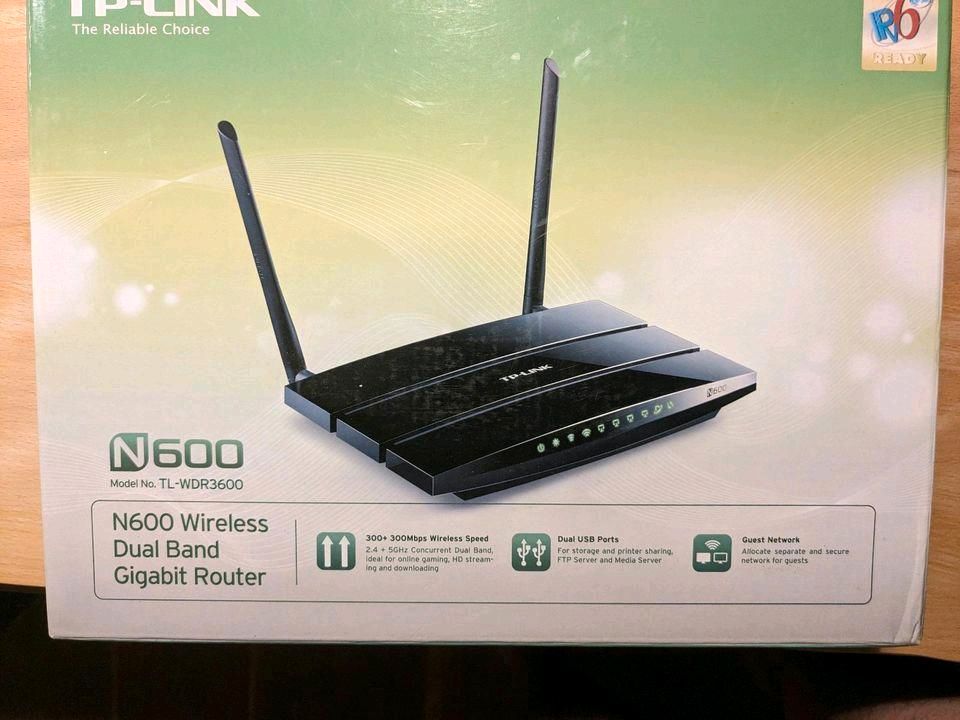 TP Link Router N600 Wireless Dual Band Gigabit Router in Freiburg im Breisgau