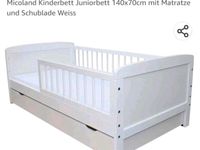 Kinderbett weiß mit Rausfallgitter plus Schublade Nordrhein-Westfalen - Solingen Vorschau