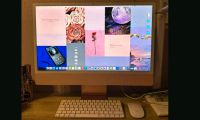 iMac 2021 Apple All in One PC pink/Rose 256gb neuwertig Zustand Hessen - Fürth Vorschau