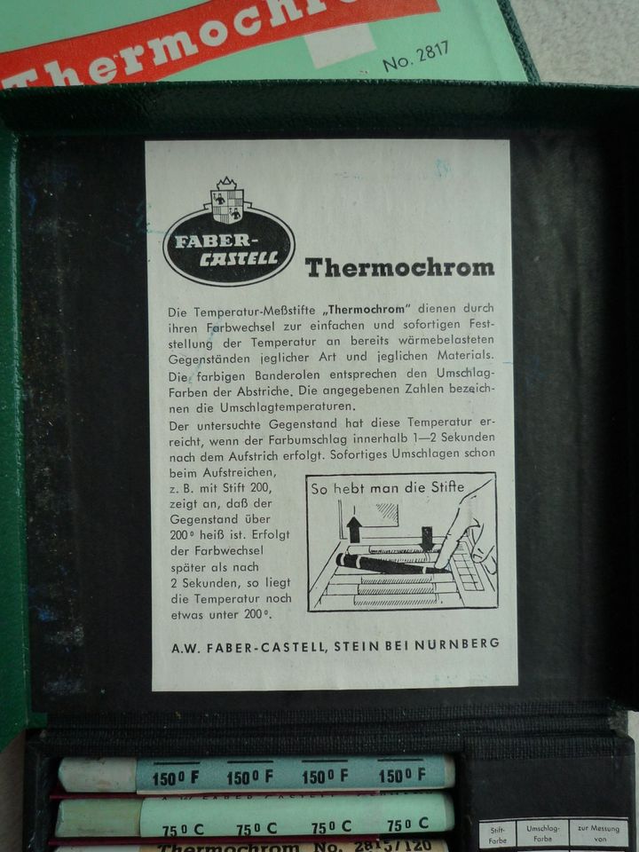 Faber Castell - Thermochrom Temperaturmeßstift Set in Kreuztal