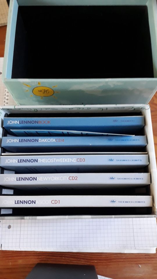 John Lennon Box Anthology 4 CD-Set plus Booklet US1998 in Schuby