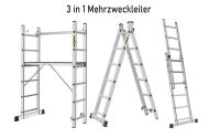 3in1 Mehrzweckleiter / Schiebeleiter / Leistergerüst 2x6 Sprossen Niedersachsen - Aerzen Vorschau