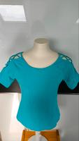 Janina Shirt 38 M Türkis Schulterfrei Hessen - Lautertal Vorschau