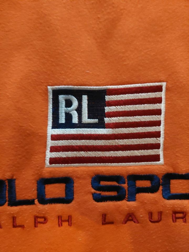 Vintage Ralph Lauren Polo Sport Sweater Pullover Orange xl y2k in Hamburg