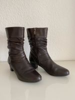 Caprice Damen Stiefel, Echtleder Gr. 38,5, braun Bergedorf - Hamburg Lohbrügge Vorschau