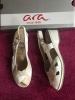 Ara Sandale/Wedges, Gr 6,5 Weite G, Weiß/Kombi, Echtleder Sachsen-Anhalt - Naumburg (Saale) Vorschau