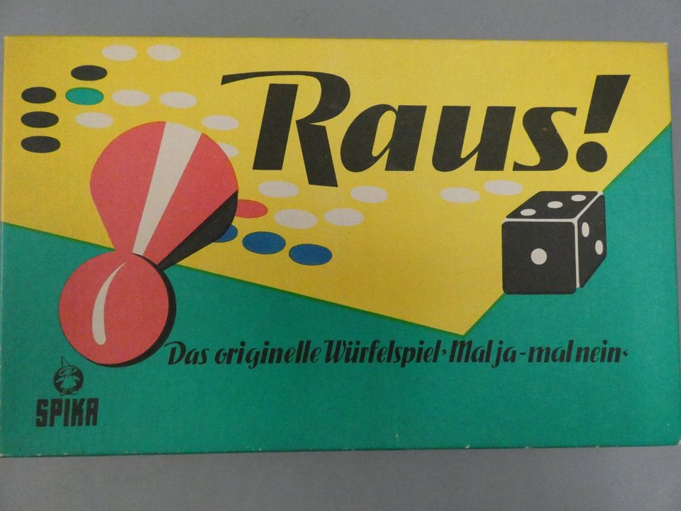 DDR Würfelspiel " Raus !" von SPIKA Spiel Rausschmeißer in Sachsen -  Meerane | Gesellschaftsspiele günstig kaufen, gebraucht oder neu | eBay  Kleinanzeigen ist jetzt Kleinanzeigen