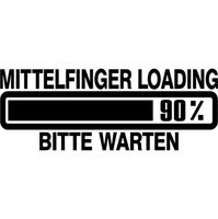 Aufkleber Mittelfinger Loading Bayern - Konradsreuth Vorschau