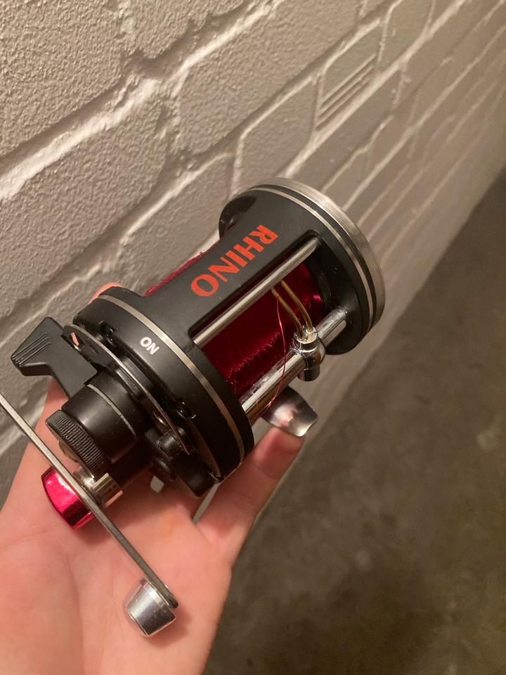 Multirolle Rhino Xtra 430LD Trolling Lachs Dorsch Meerforelle in Halstenbek