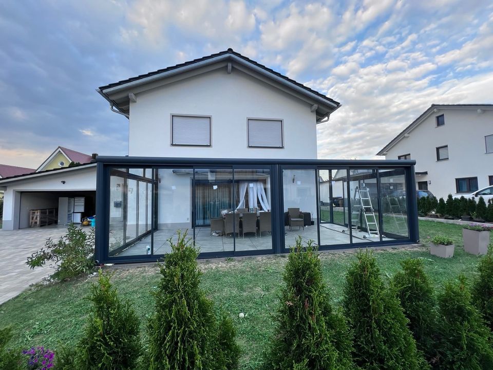 Wintergarten/Terrassenüberdachung/Sonnenschutz/Pergola/Carport in München