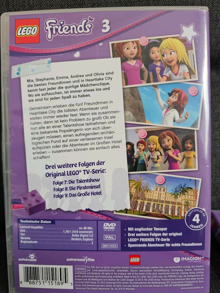 Lego Friends DVDs 1 - 4 in Rostock